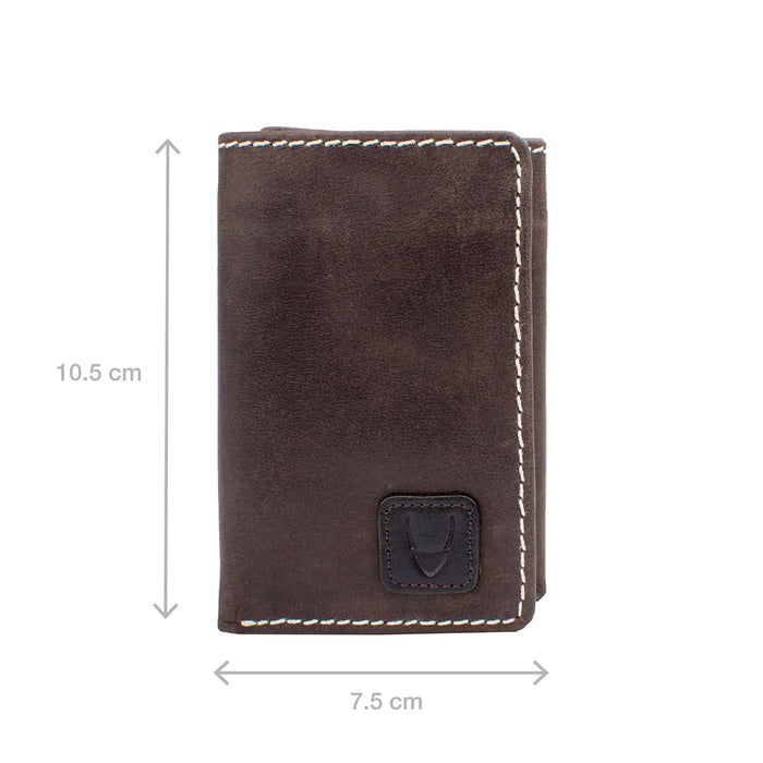 Ee Tf 01  Brown Leather Trifold Wallet