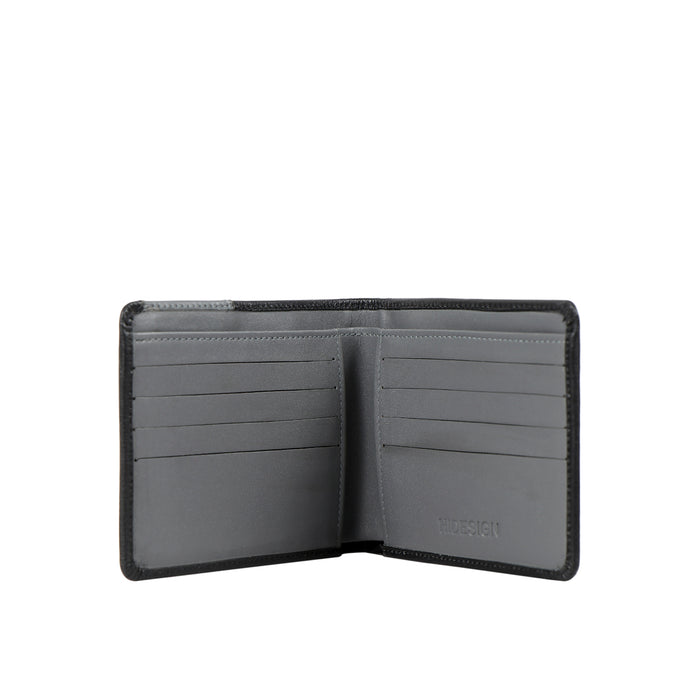 Ee Uranus W1  Black Leather Bi-Fold Wallet