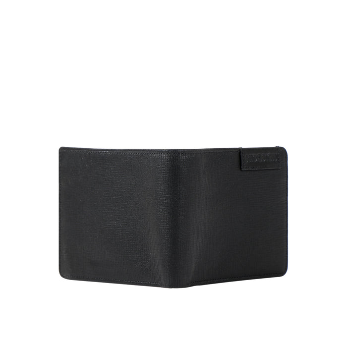 Ee Uranus W1  Black Leather Bi-Fold Wallet