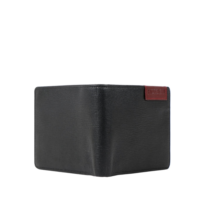 Ee Uranus W1  Black Leather Bi-Fold Wallet