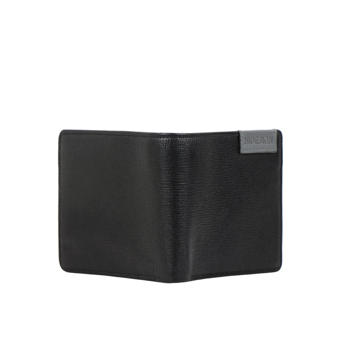 Ee Uranus W1  Black Leather Bi-Fold Wallet