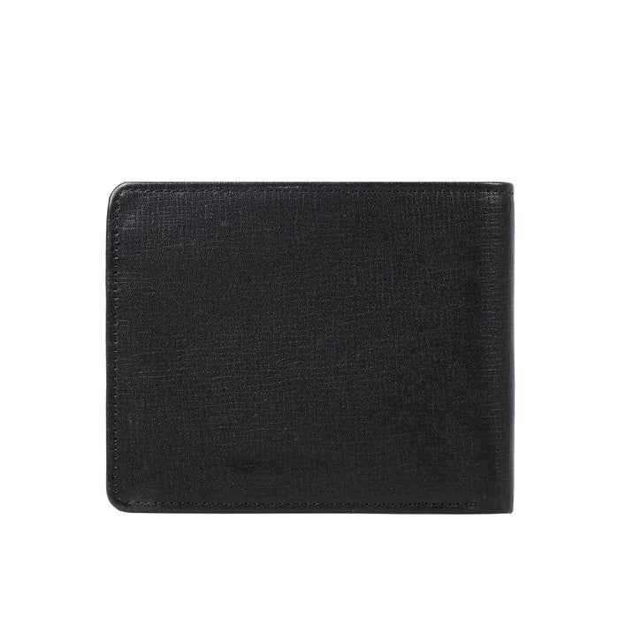 Ee Uranus W1  Black Leather Bi-Fold Wallet