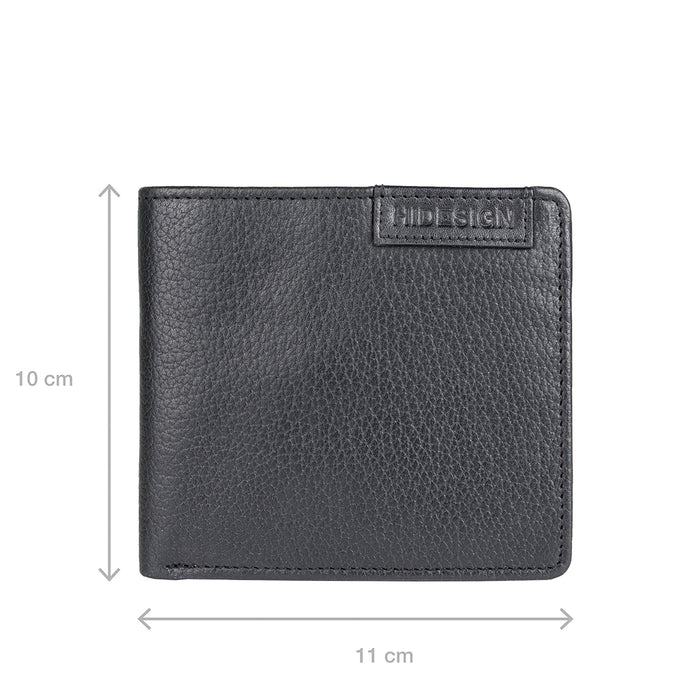 Ee Uranus W1  Black Leather Bi-Fold Wallet