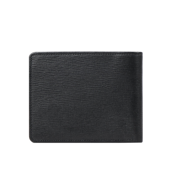 Ee Uranus W1  Black Leather Bi-Fold Wallet
