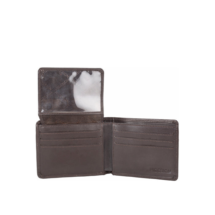 Ee Uranus W2  Brown Leather Bi-Fold Wallet