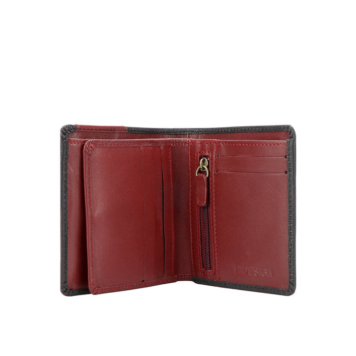 Ee Uranus W3  Black Leather Bi-Fold Wallet