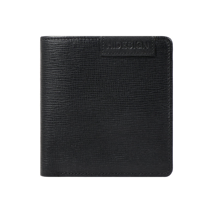 Ee Uranus W3  Black Leather Bi-Fold Wallet