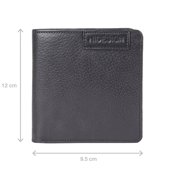 Ee Uranus W3  Black Leather Bi-Fold Wallet