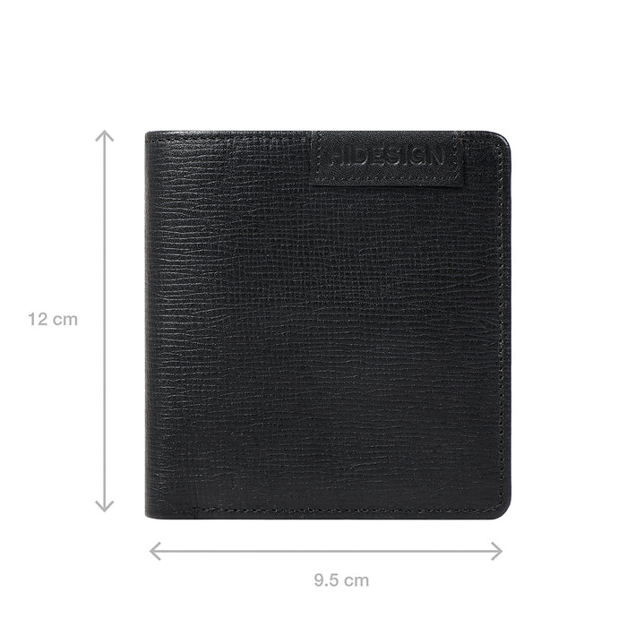 Ee Uranus W3  Black Leather Bi-Fold Wallet