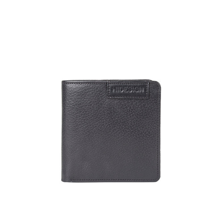 Ee Uranus W3  Black Leather Bi-Fold Wallet