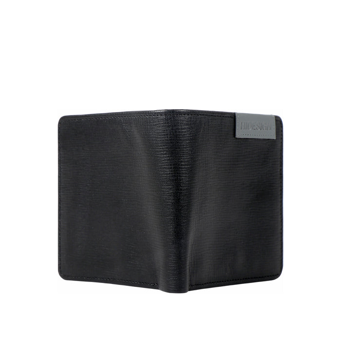 Ee Uranus W3  Black Leather Bi-Fold Wallet