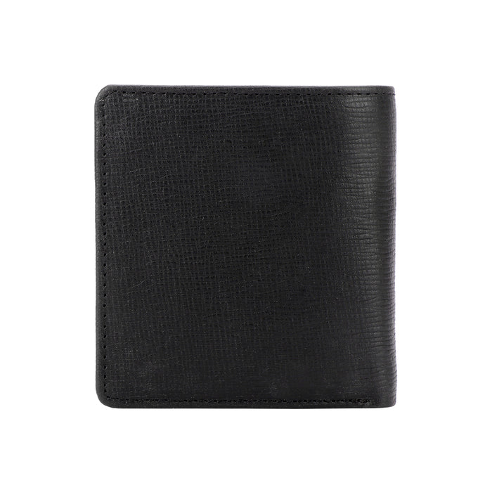 Ee Uranus W3  Black Leather Bi-Fold Wallet