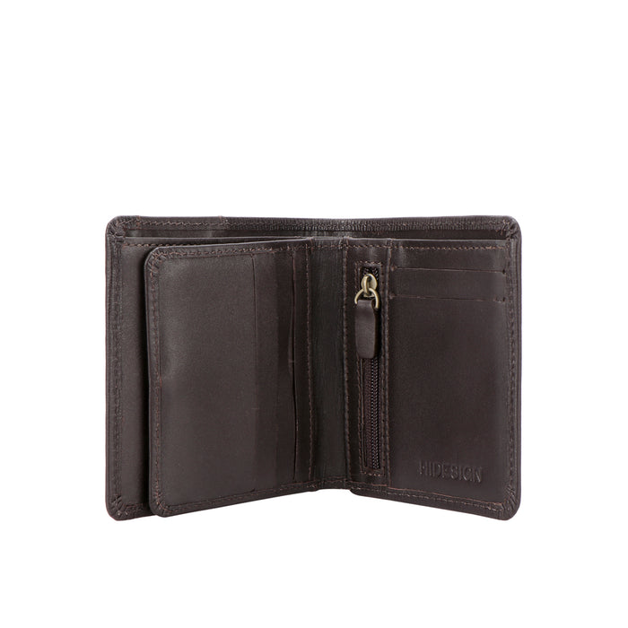 Ee Uranus W3  Brown Leather Bi-Fold Wallet