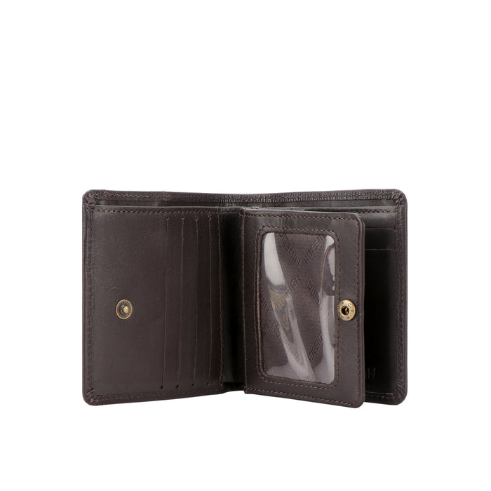 Ee Uranus W3  Brown Leather Bi-Fold Wallet