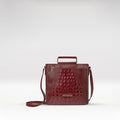Ee Viola 01-M Red Leather Sling Bag