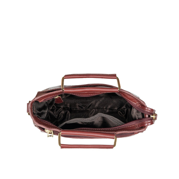 Ee Viola 01-M Red Leather Sling Bag