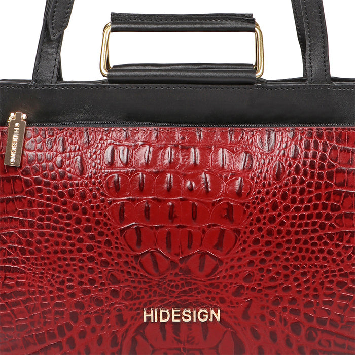Ee Viola 02 Red Leather Sling Bag