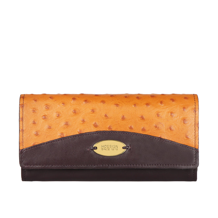 Ee Virgo W1-M Tan Leather Trifold Wallet