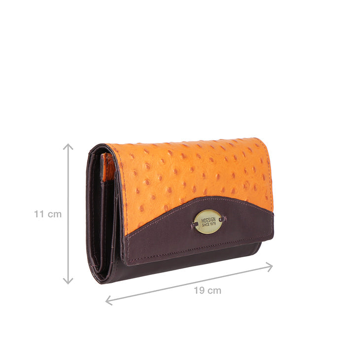 Ee Virgo W1-M Tan Leather Trifold Wallet