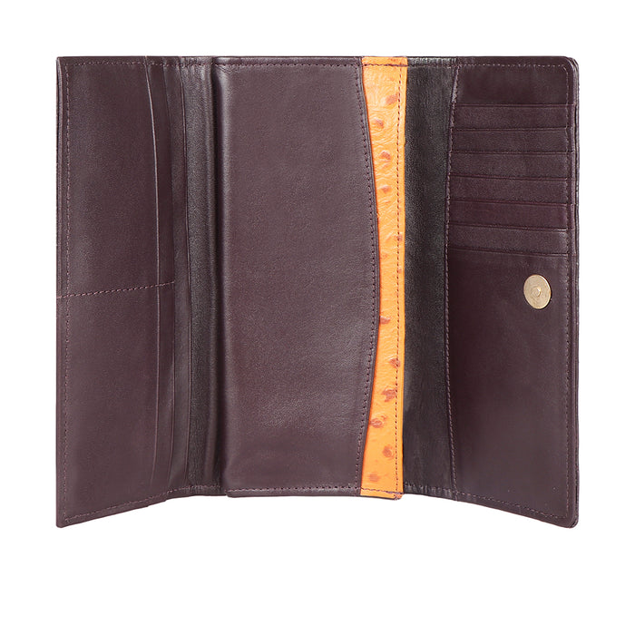 Ee Virgo W1-M Tan Leather Trifold Wallet