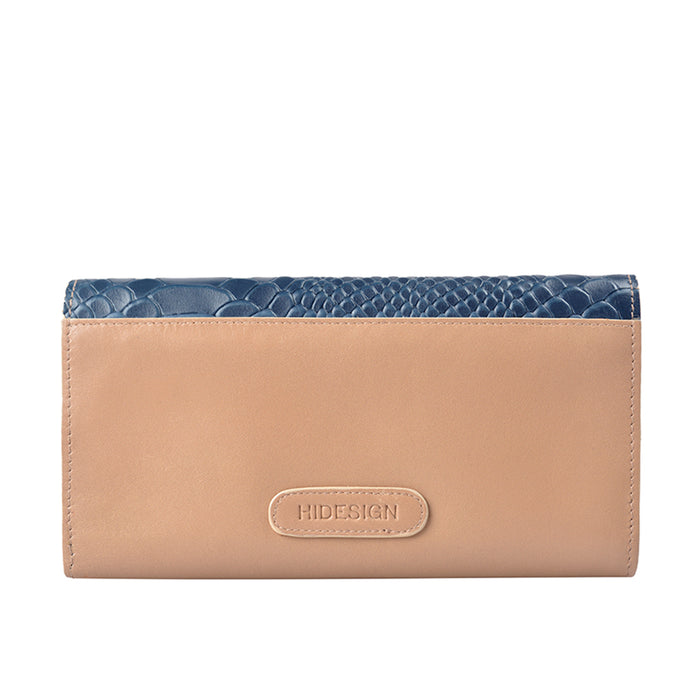 Ee Virgo W1  Nude Leather Trifold Wallet