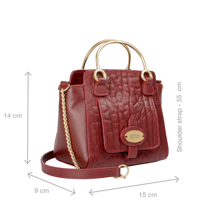 Ee Wanda Marsala Leather Mini Bag