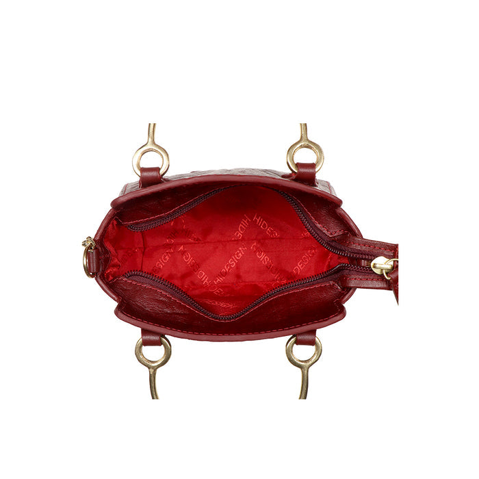 Ee Wanda Marsala Leather Mini Bag