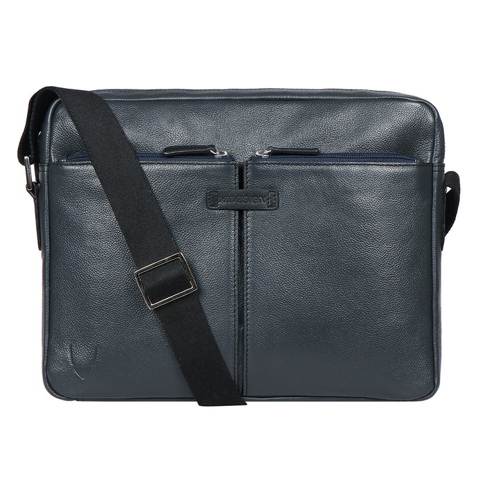 Ee Xavi 01 Blue Leather  Crossbody