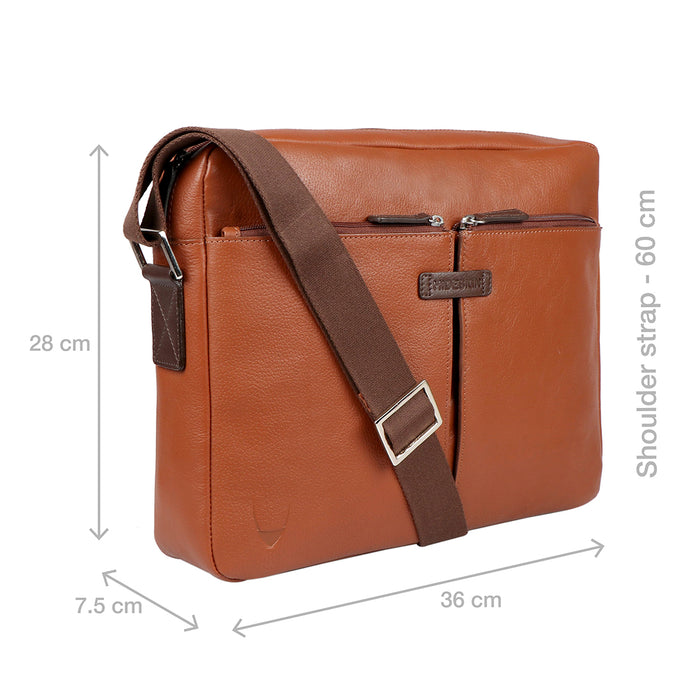Ee Xavi 01 Tan Leather  Crossbody