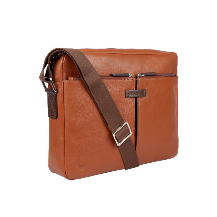 Ee Xavi 01 Tan Leather  Crossbody