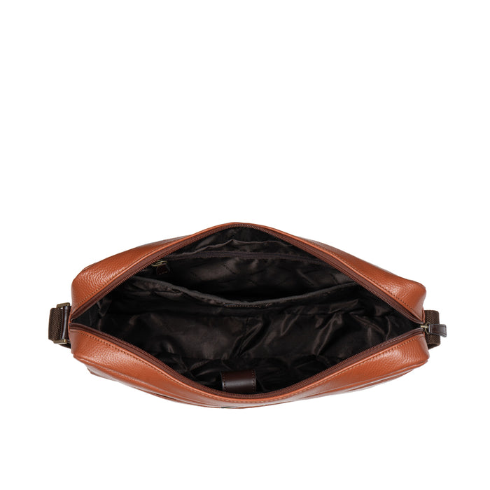 Ee Zidane 01 Tan Leather  Crossbody