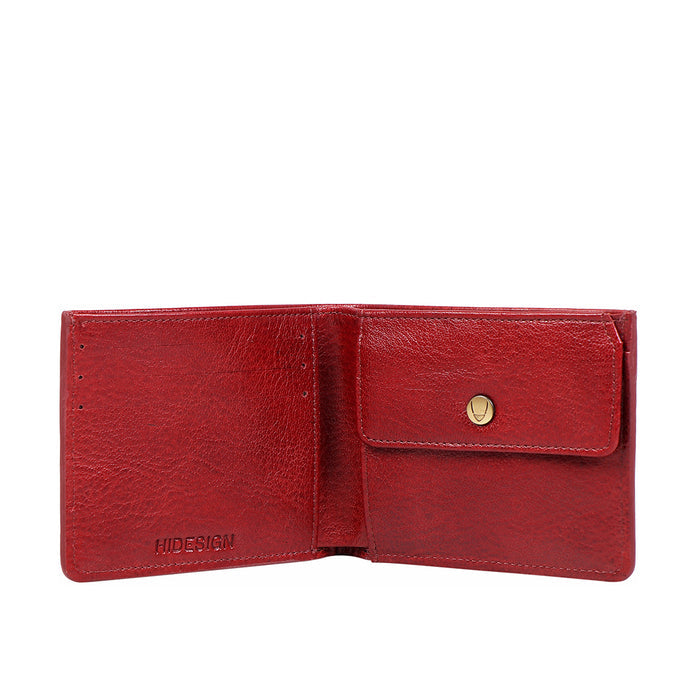 E.I. M1 Red Leather Bi-Fold Wallet