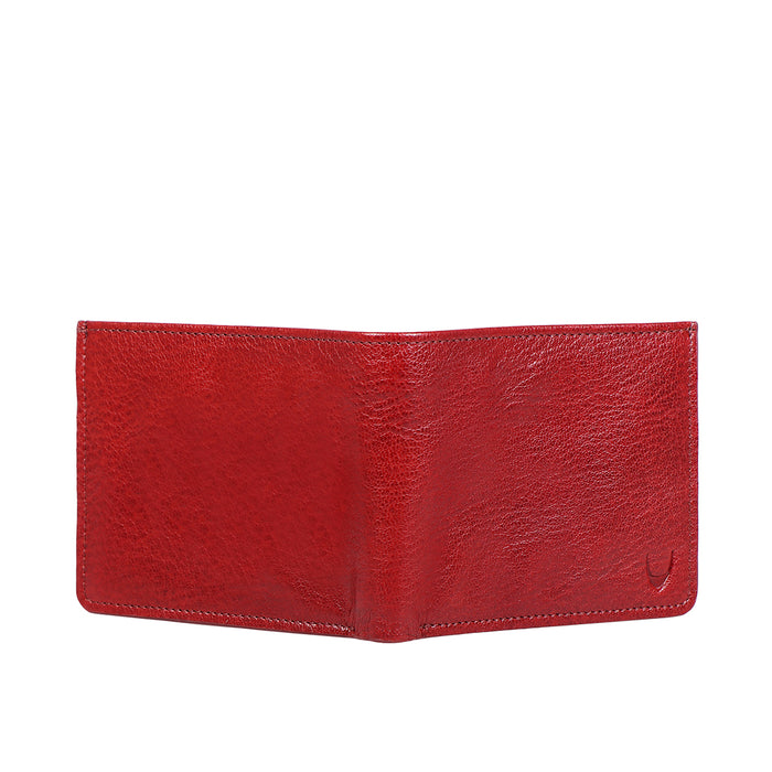 E.I. M1 Red Leather Bi-Fold Wallet