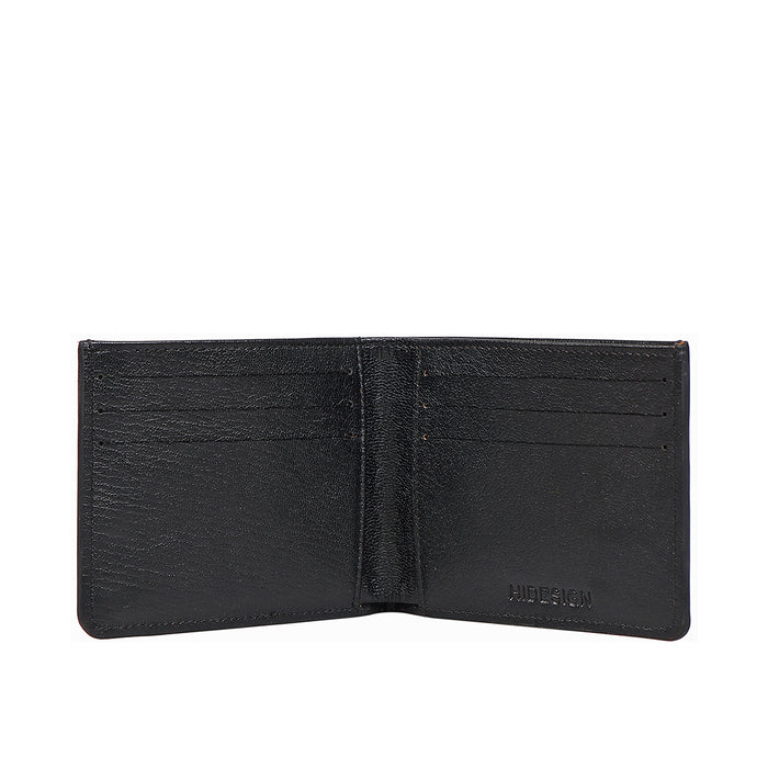E.I. M2 Black Leather Bi-Fold Wallet