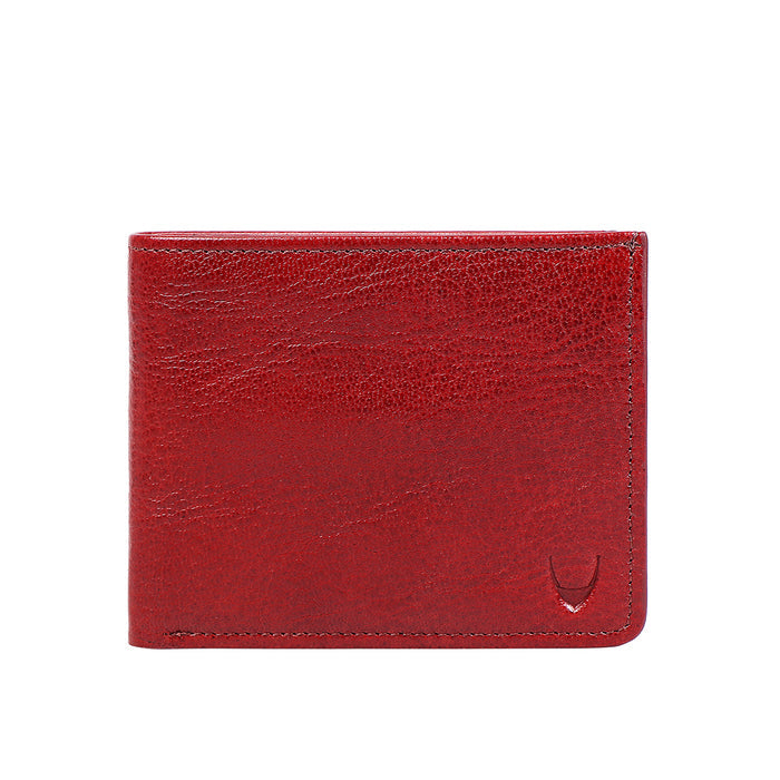 E.I. M2 Red Leather Bi-Fold Wallet