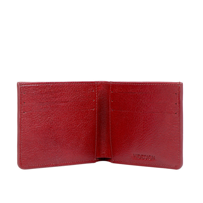 E.I. M2 Red Leather Bi-Fold Wallet