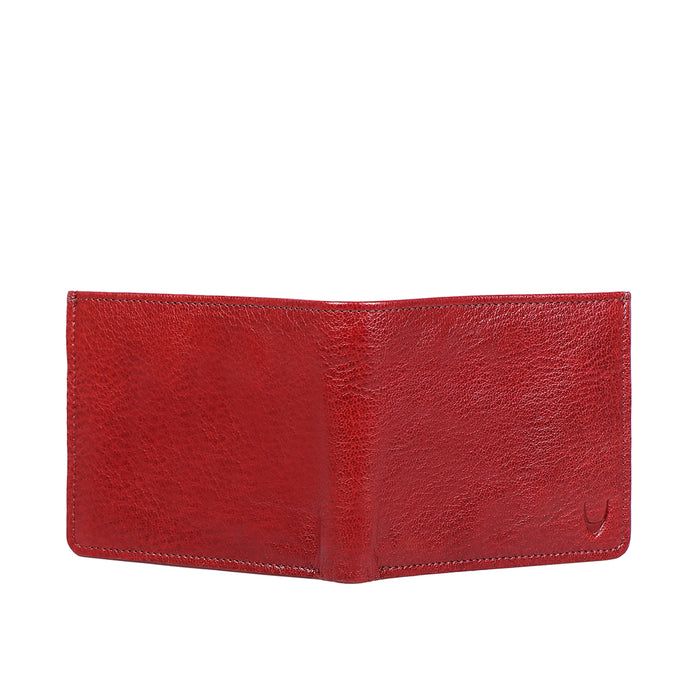 E.I. M2 Red Leather Bi-Fold Wallet