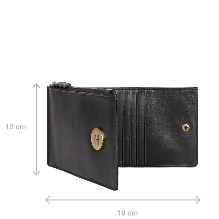 Eijo W1 Black Leather Bi-Fold Wallet