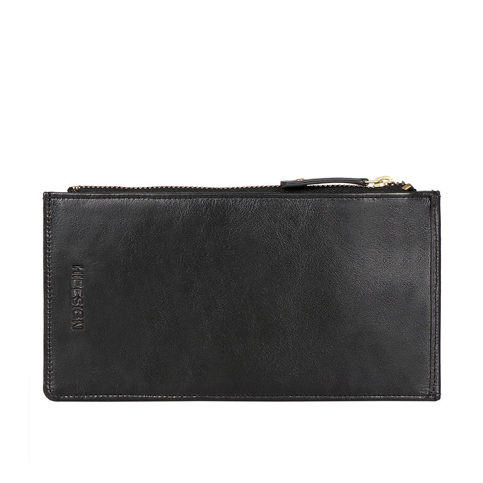 Eijo W1 Black Leather Bi-Fold Wallet