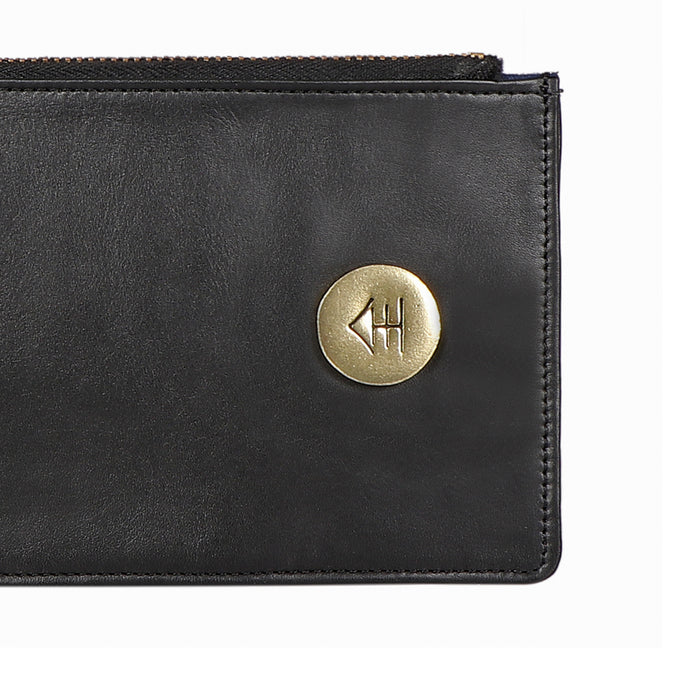 Eijo W1 Black Leather Bi-Fold Wallet