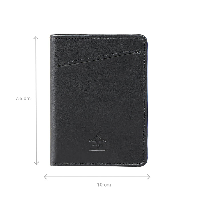 Eijo W5 Black Leather Card Holder