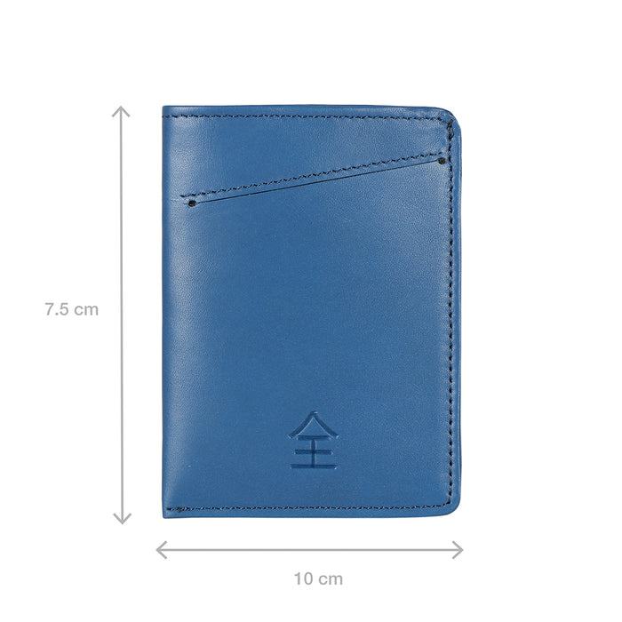 Eijo W5 Blue Leather Card Holder