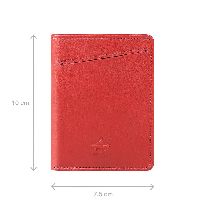 Eijo W5 Red Leather Card Holder