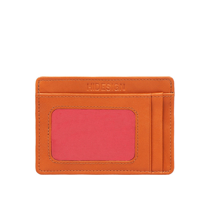 Eijo W6 Orange Leather Card Holder