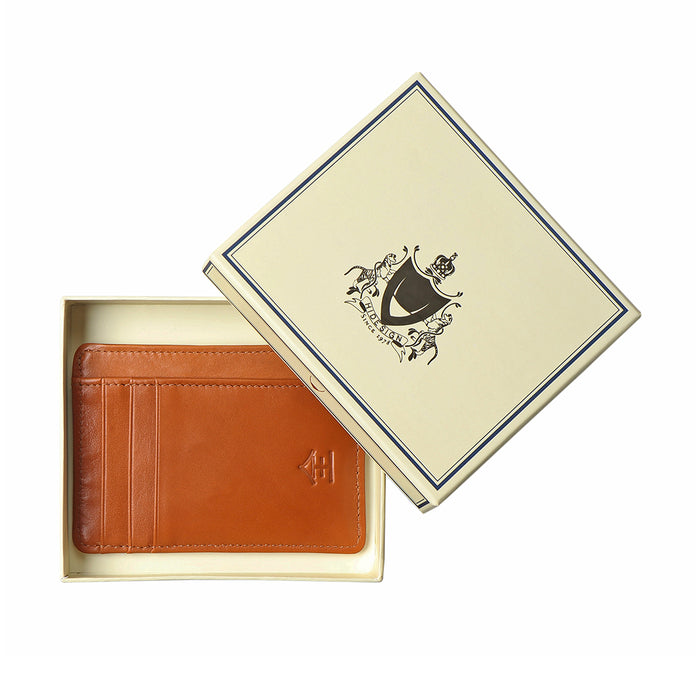 Eijo W6 Orange Leather Card Holder