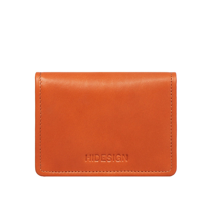 Eijo W8 Orange Leather Card Holder