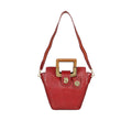 Eiko 01 Marsala Leather Shoulder Bag