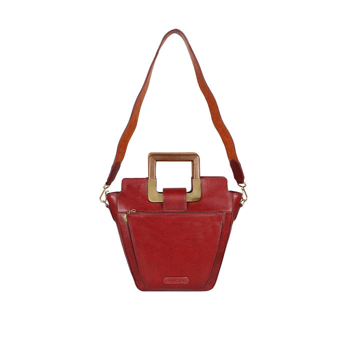 Eiko 01 Marsala Leather Shoulder Bag