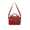 Eiko 02 Marsala Leather Shoulder Bag