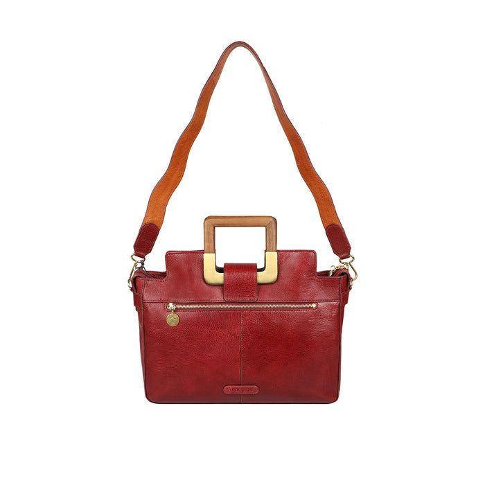 Eiko 02 Marsala Leather Shoulder Bag